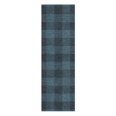 Buffalo Plaid Dark Navy in 2.5' x 8' Runner Size