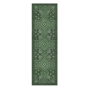 Durand Forest Green in 2.5' x 8' Runner Size