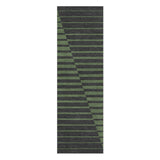 Euclid Black & Green in 2.5' x 8' Runner Size