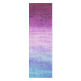 Imogen Watercolor Blue & Purple Ombre in 8x2 5ft Size