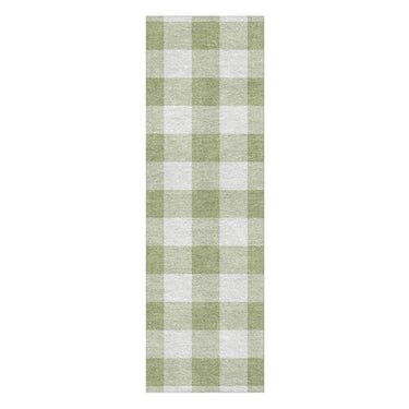 Buffalo Plaid Light Sage in 2.5' x 8' Runner Size