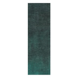 Keanu Watercolor Deep Teal Ombre in 8x2 5ft Size