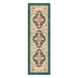 Meave Sage Green & Rose in 8x2 5ft Size