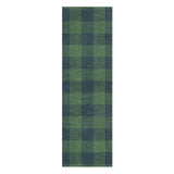 Buffalo Plaid Green & Navy in 2.5' x 8' Runner Size