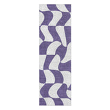 Twyla Checkered Periwinkle in 2.5' x 8' Runner Size