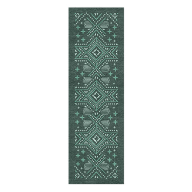 Durand Deep Turquoise in 2.5' x 8' Runner Size