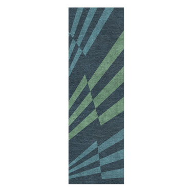 Prisma Blue & Green in 2.5' x 8' Runner Size