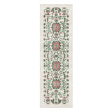 Georgiana Green & Deep Cerise in 2.5' x 8' Runner Size
