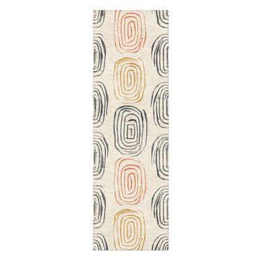 Horatio Ivory & Orange in 8x2 5ft Size