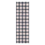 Wallace Plaid Navy & Red in 8x2 5ft Size