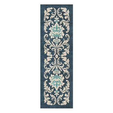 Aubrey Navy & Teal in 2.5' x 8' Runner Size