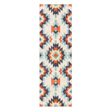 Dakota Blue & Orange in 2.5' x 8' Runner Size