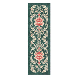 Aubrey Forest Green & Red in 2.5' x 8' Runner Size