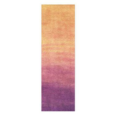 Imogen Watercolor Orange & Purple Ombre in 8x2 5ft Size