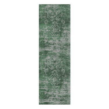 Bennett Green & Grey in 2.5' x 8' Runner Size