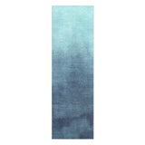 Kieran Watercolor Teal Ombre in 8x2 5ft Size