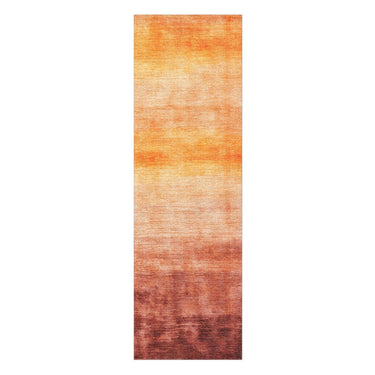 Ruidoso Red & Orange in 2.5' x 8' Runner Size