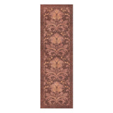 Agnes Damask Deep Amaranth Red in 2.5' x 8' Runner Size