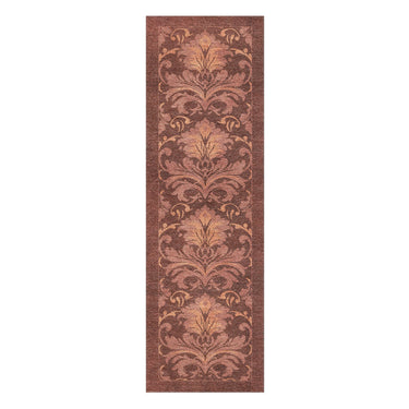 Agnes Damask Deep Amaranth Red in 2.5' x 8' Runner Size