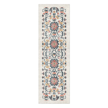 Georgiana Navy & Red in 2.5' x 8' Runner Size