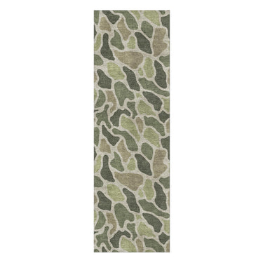 Duck Camo Green in 2.5' x 8' Runner Size