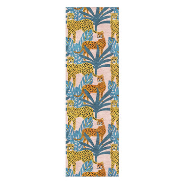 Tropical Cheetahs in 2.5' x 8' Runner Size