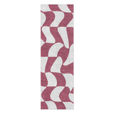 Twyla Checkered Fuscia in 2.5' x 8' Runner Size