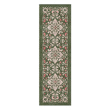 Annette Green & Coral in 2.5' x 8' Runner Size