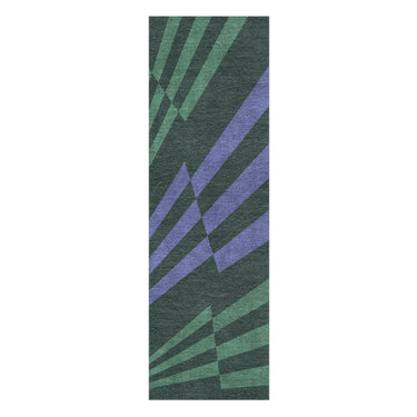 Prisma Mint & Periwinkle in 2.5' x 8' Runner Size