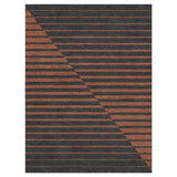 Euclid Black & Rust in 6' x 9' Size