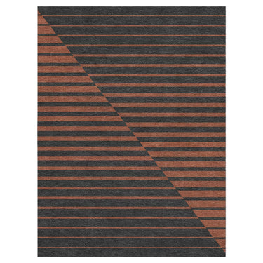 Euclid Black & Rust in 6' x 9' Size
