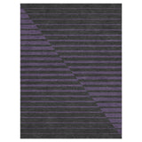 Euclid Black & Purple in 6' x 9' Size
