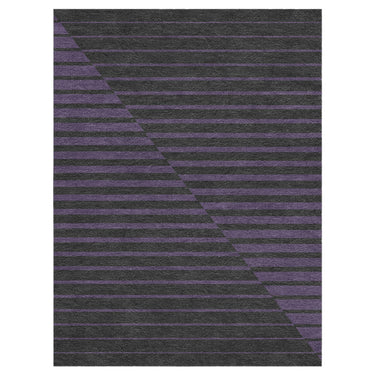 Euclid Black & Purple in 6' x 9' Size