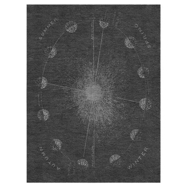 Equinox Black & Charcoal in 6' x 9' Size