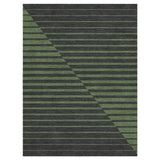 Euclid Black & Green in 6' x 9' Size