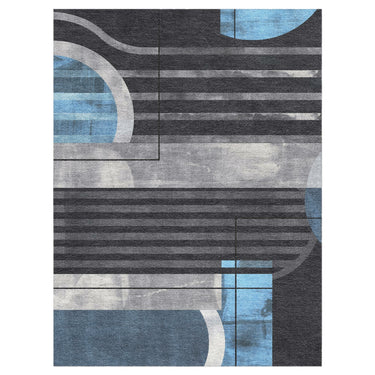 Gordian Dark Blue in 6' x 9' Size