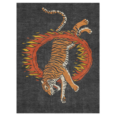 Brave Tiger in 6' x 9' Size
