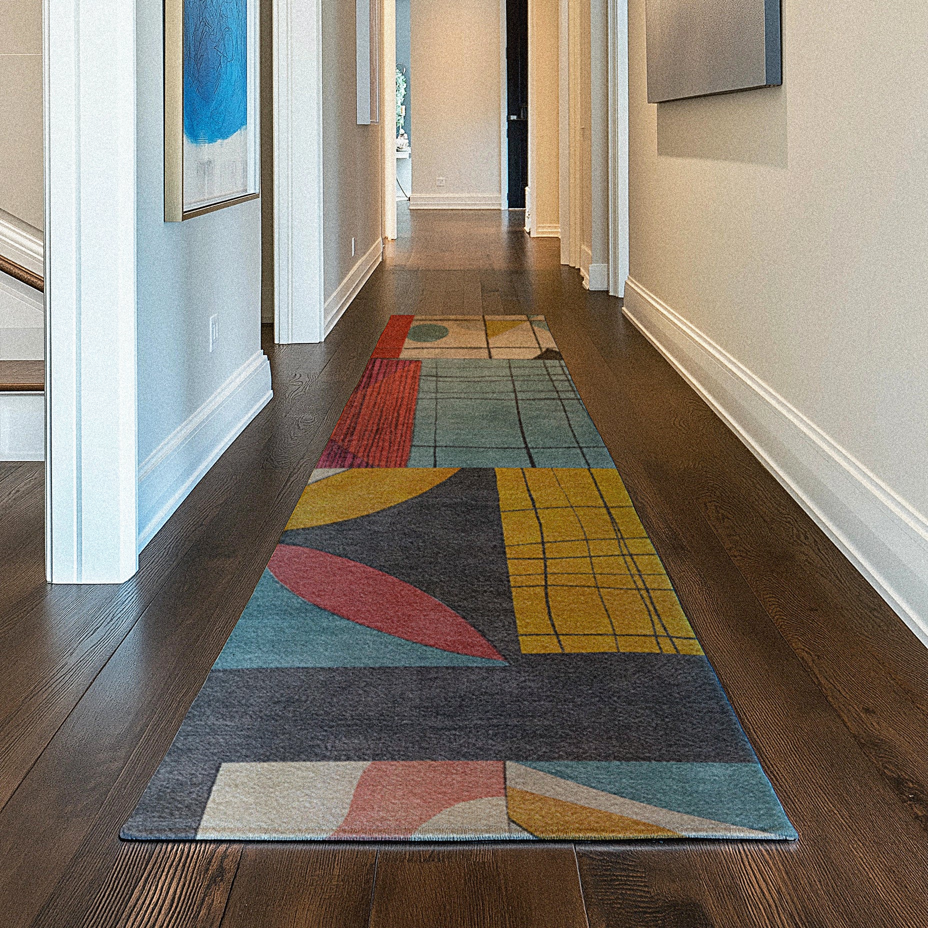 Multicolor Throw Rugs Avalon Multicolor Area Rug – Undrfoot Rugs