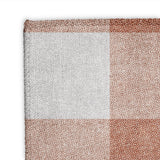 Buffalo Plaid Light Terracotta Mockup Square Detail