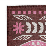 Topanga Burgundy & Pink Mockup Square Detail