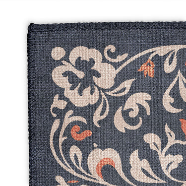 Annette Navy & Orange Mockup Square Detail