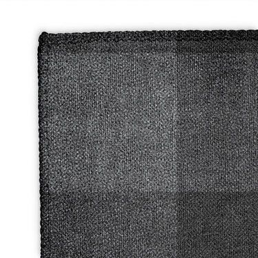 Buffalo Plaid Charcoal Black Mockup Square Detail