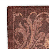 Agnes Damask Deep Amaranth Red Mockup Square Detail