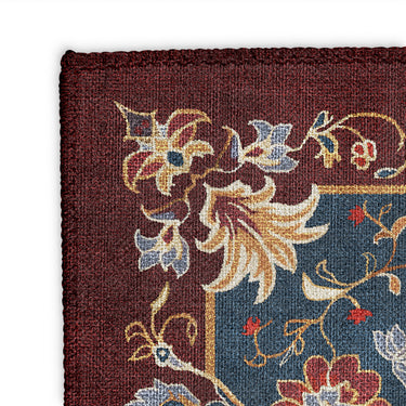 Miriam Navy & Burgundy Mockup Square Detail