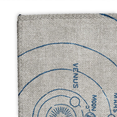 Solar System Blue & Ivory Mockup Square Detail
