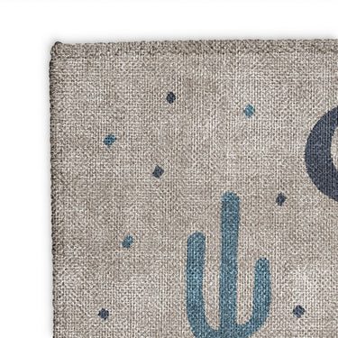 Desert Coyote Midnight & Dusty Blue Mockup Square Detail