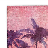 Sunset Palms Pink & Purple Mockup Square Detail