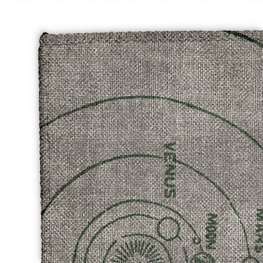 Solar System Taupe & Forest Mockup Square Detail