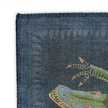 Hungry Aligator Navy Mockup Square Detail