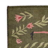 Flamingo Friends Sage Green Mockup Square Detail